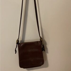 Coach Vintage Brown Leather Crossbody